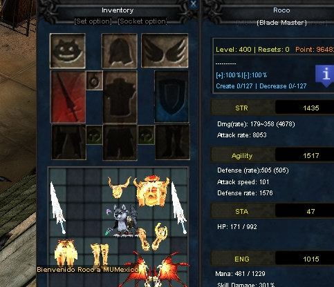 Interface MU Legends