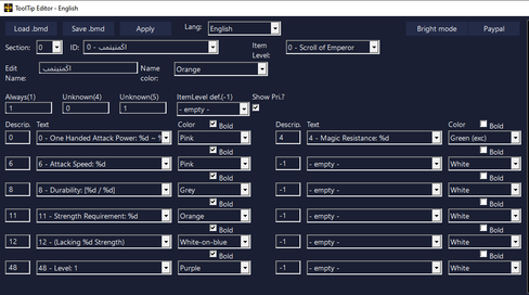 Tooltips editor 2025, baixe gratuitamente editor de tooltips mu online, saiba como criar um servidor de mu online em 2026 sem erros!