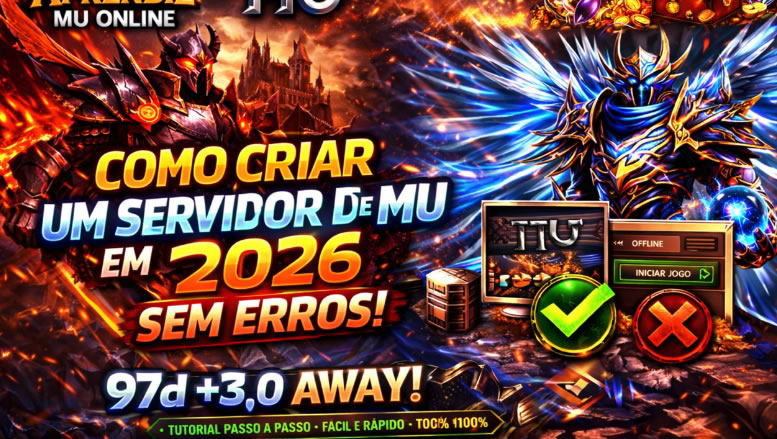 Como Criar um Servidor de MU Online Atualizado e Sem Erros – Guia Rápido